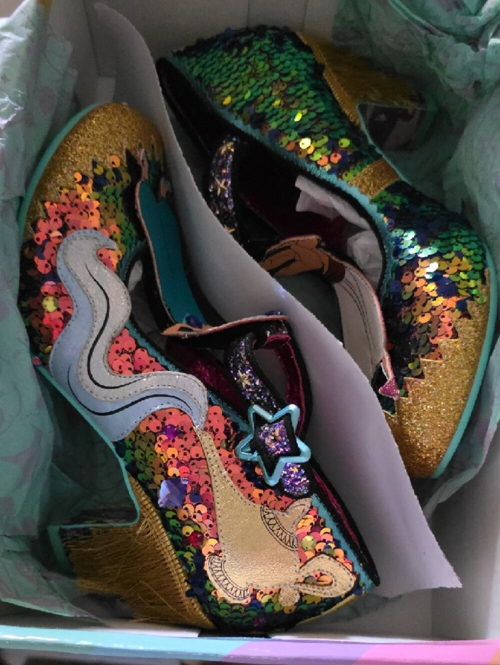 Disney Aladin & Jasmine Shoes Amazing Textures NIB Size 9 - Picture 12 of 15